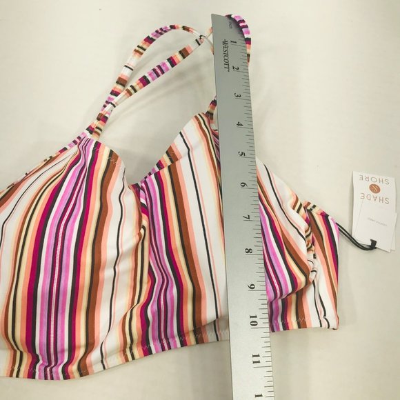 Shade And Shore Women's 36B Lightly Lined Longline Bralette Bikini Swim Top New - Picture 12 of 12